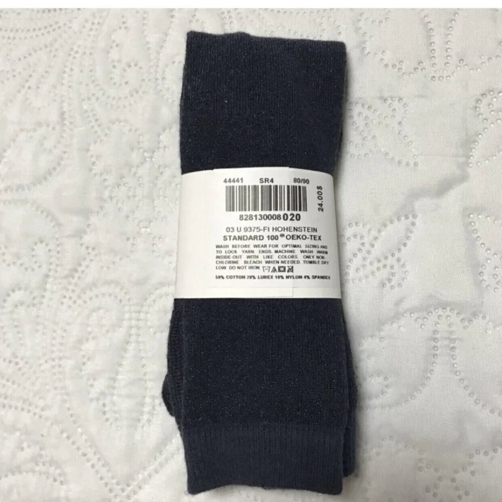 NWT Hanna Andersson Glitter Tights Size 80/90